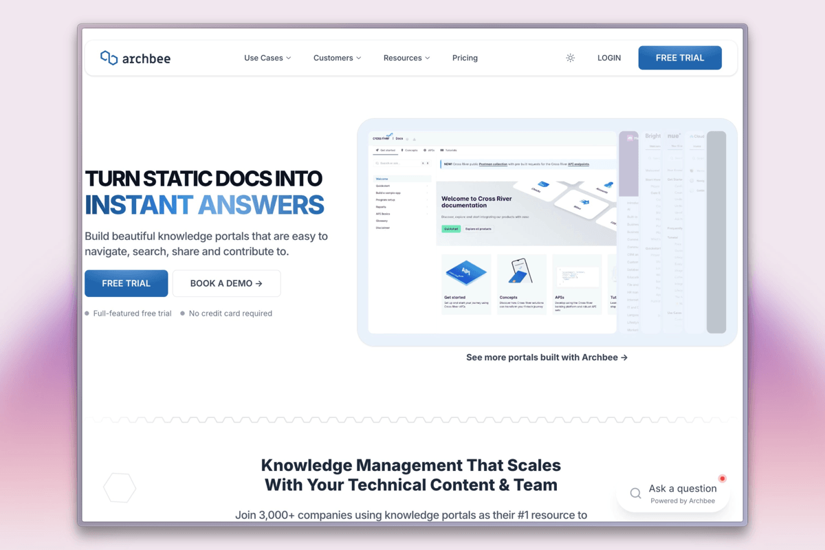 Archbee product documentation