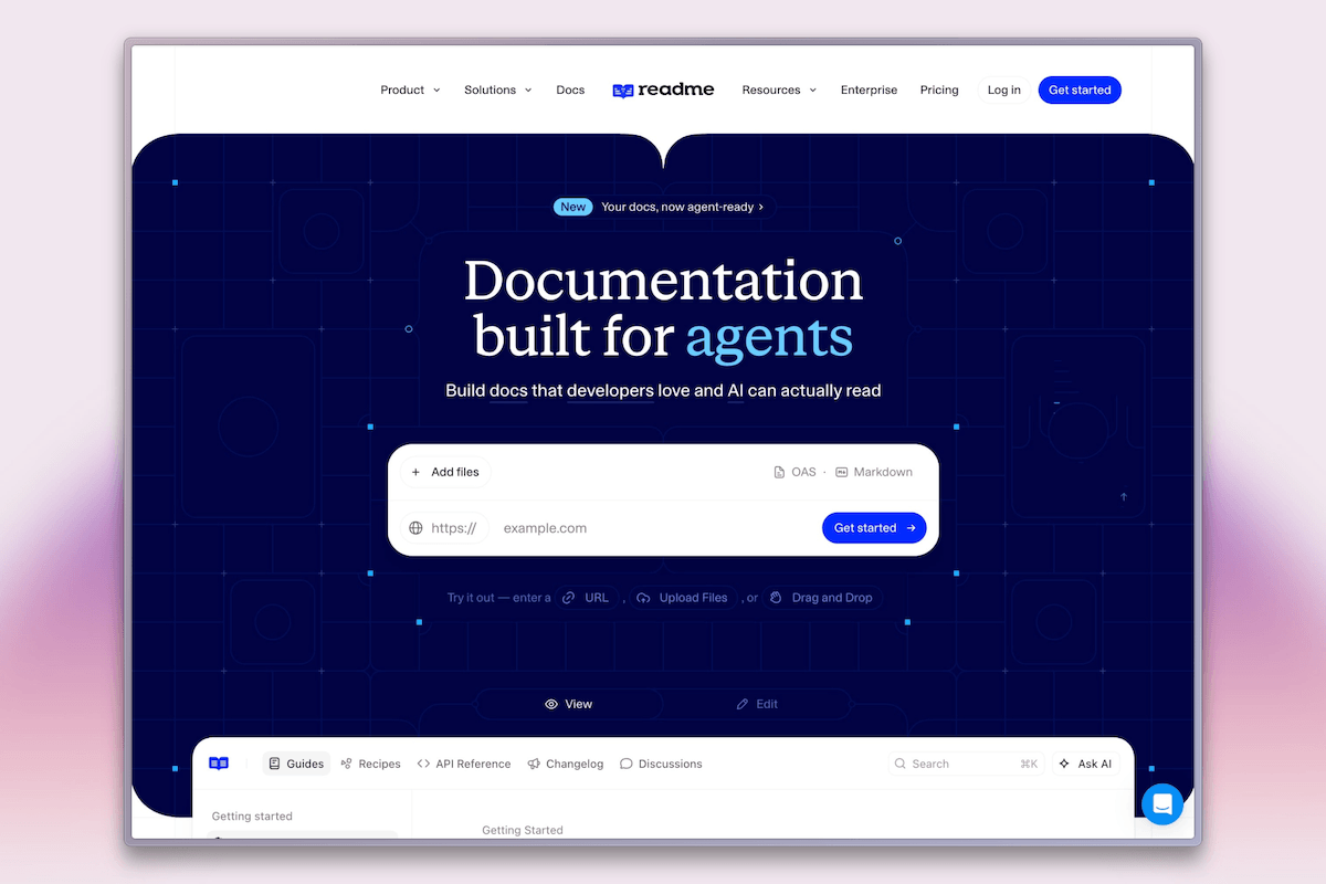 ReadMe API documentation hub
